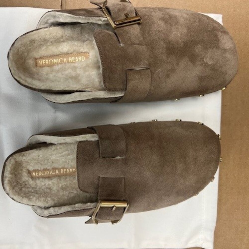 VERONICA BEARD FERN SHEARLING CLOG